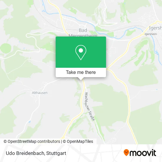 Карта Udo Breidenbach