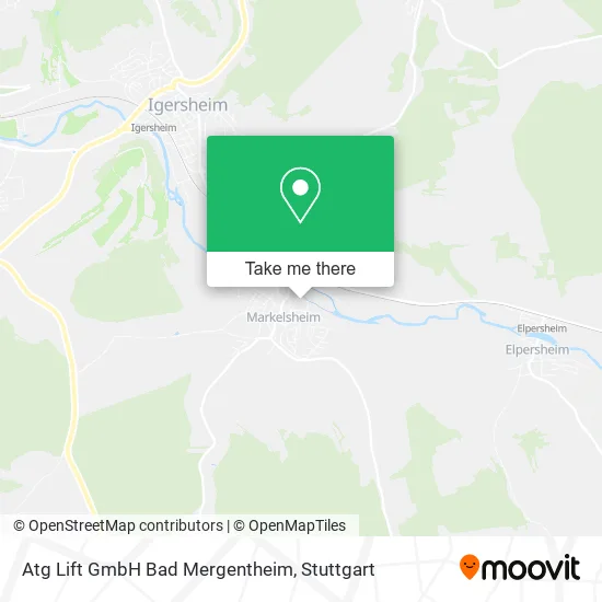 Карта Atg Lift GmbH Bad Mergentheim