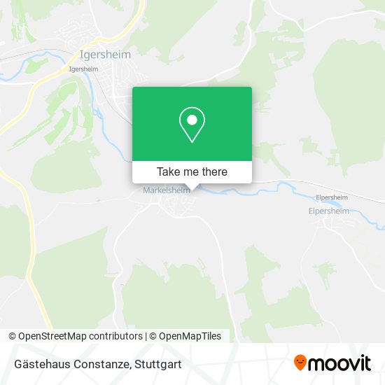 Gästehaus Constanze map