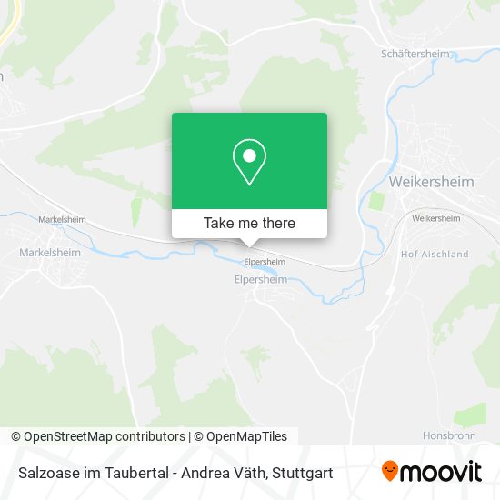 Salzoase im Taubertal - Andrea Väth map