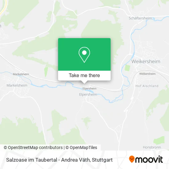 Salzoase im Taubertal - Andrea Väth map