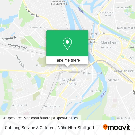 Карта Catering Service & Cafeteria Nähe Hbh