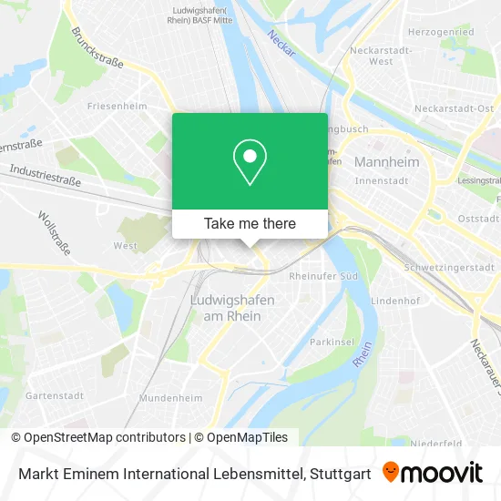 Карта Markt Eminem International Lebensmittel