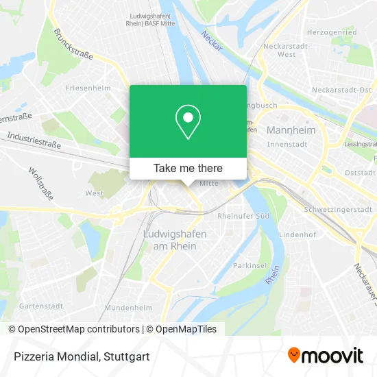 Карта Pizzeria Mondial