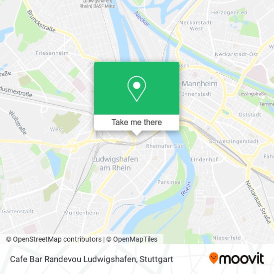 Карта Cafe Bar Randevou Ludwigshafen