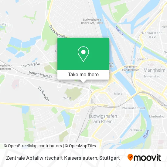 Карта Zentrale Abfallwirtschaft Kaiserslautern