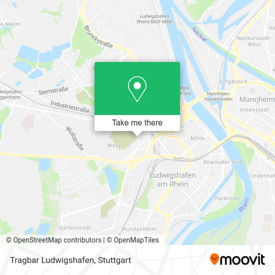 Карта Tragbar Ludwigshafen