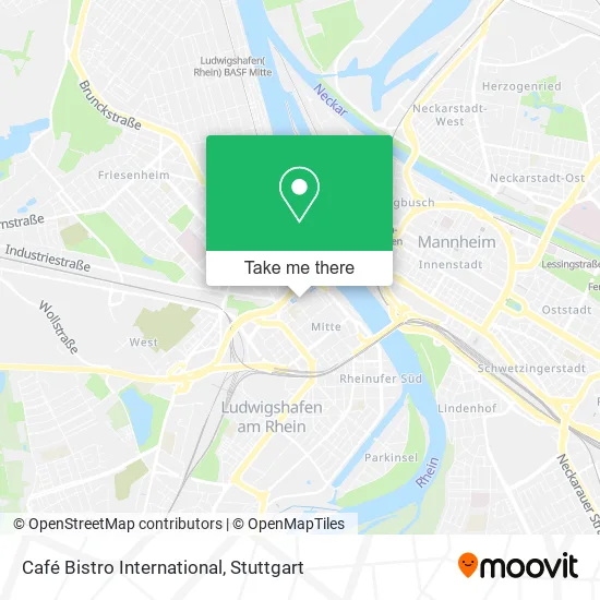 Карта Café Bistro International