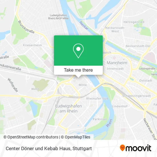 Карта Center Döner und Kebab Haus