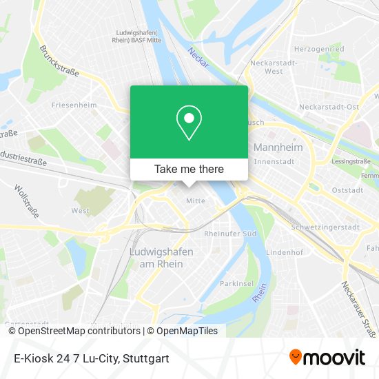 E-Kiosk 24 7 Lu-City map