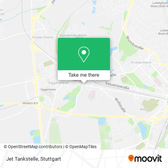 Карта Jet Tankstelle