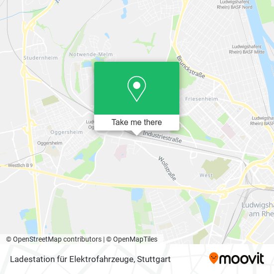 Ladestation für Elektrofahrzeuge map