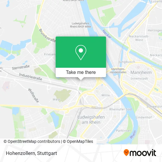 Карта Hohenzollern