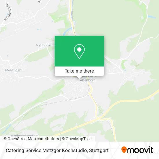 Карта Catering Service Metzger Kochstudio