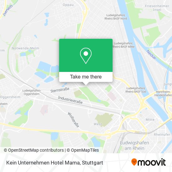 Kein Unternehmen Hotel Mama map