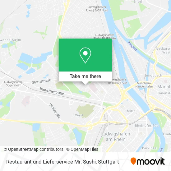 Карта Restaurant und Lieferservice Mr. Sushi