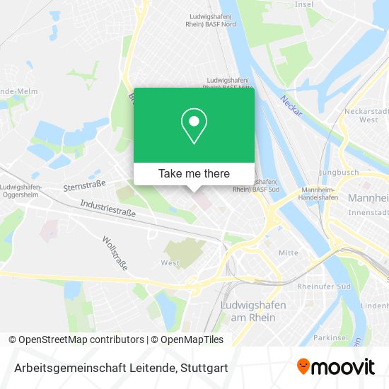 Карта Arbeitsgemeinschaft Leitende
