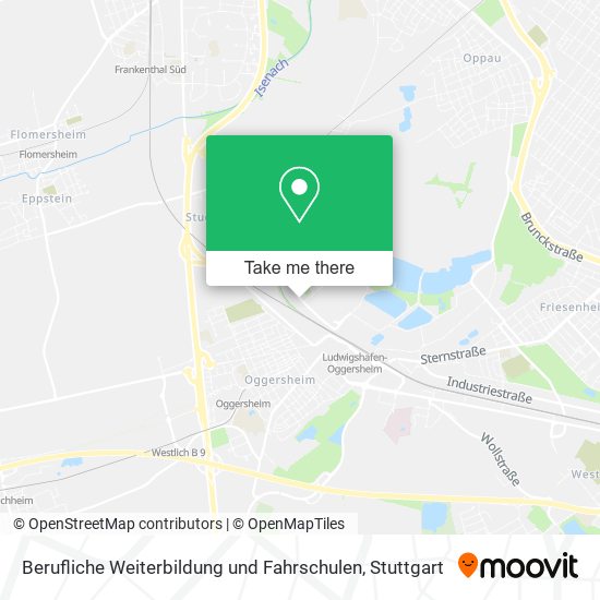 Berufliche Weiterbildung und Fahrschulen map