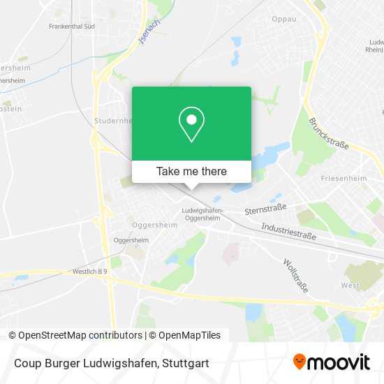 Coup Burger Ludwigshafen map