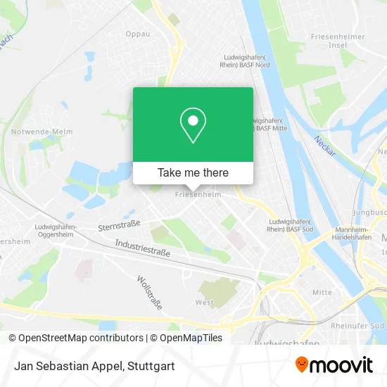 Карта Jan Sebastian Appel