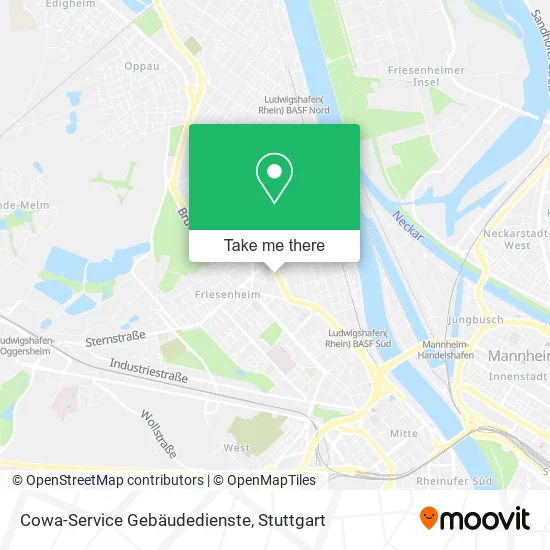 Карта Cowa-Service Gebäudedienste