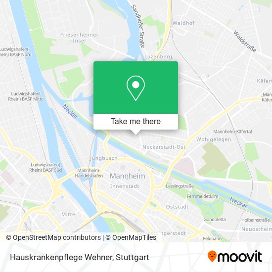 Hauskrankenpflege Wehner map