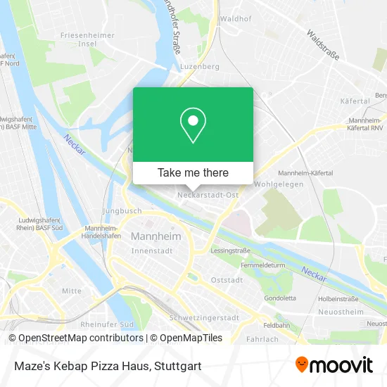 Карта Maze's Kebap Pizza Haus