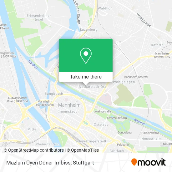 Карта Mazlum Üyen Döner Imbiss
