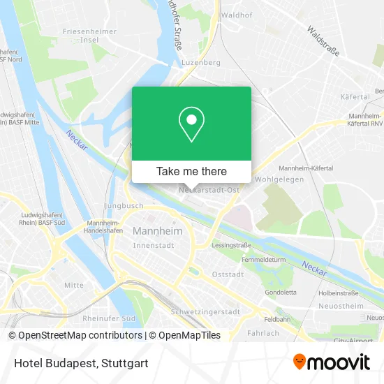 Карта Hotel Budapest