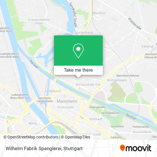 Карта Wilhelm Fabrik Spenglerei