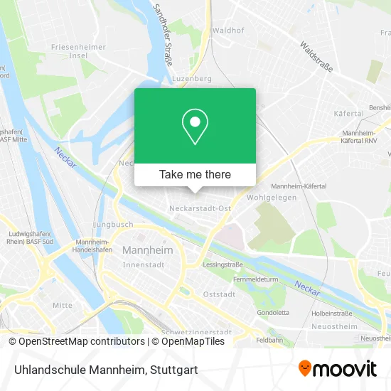 Карта Uhlandschule Mannheim