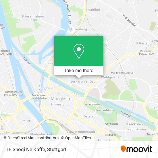Карта TE Shoqi Ne Kaffe
