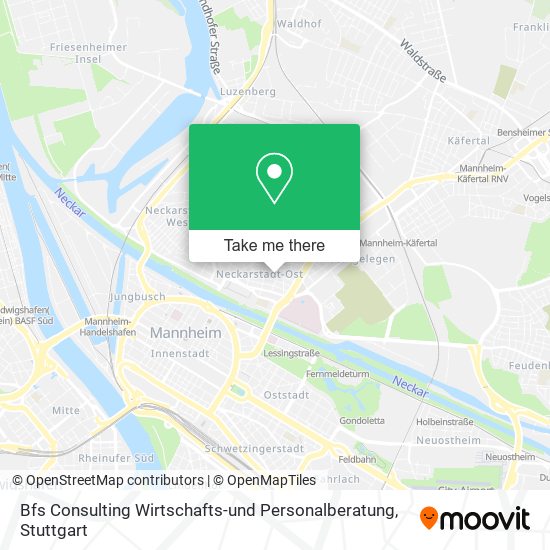 Карта Bfs Consulting Wirtschafts-und Personalberatung