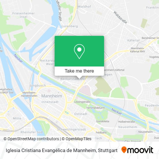 Iglesia Cristiana Evangélica de Mannheim map