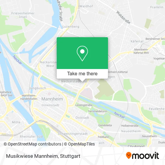 Карта Musikwiese Mannheim