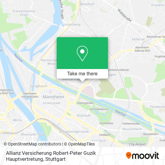 Allianz Versicherung Robert-Peter Guzik Hauptvertretung map