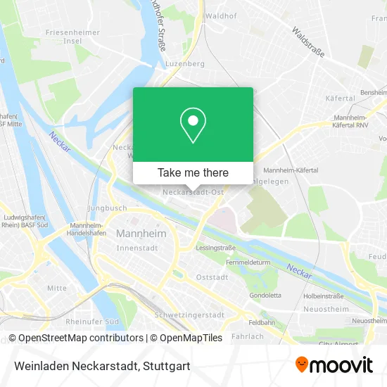 Карта Weinladen Neckarstadt