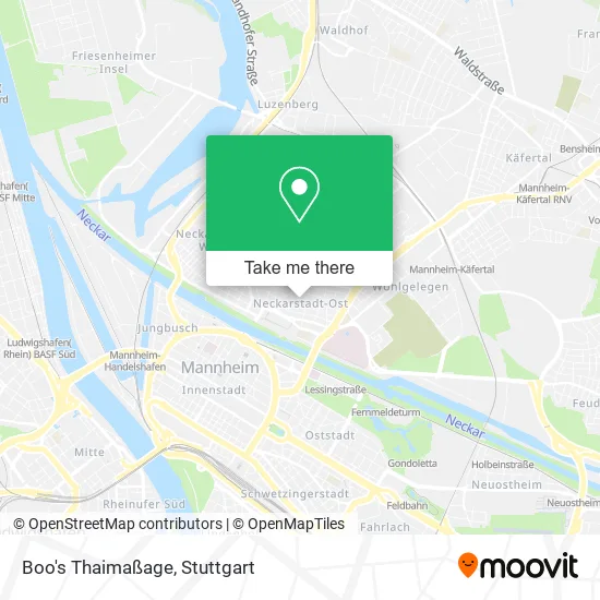 Карта Boo's Thaimaßage