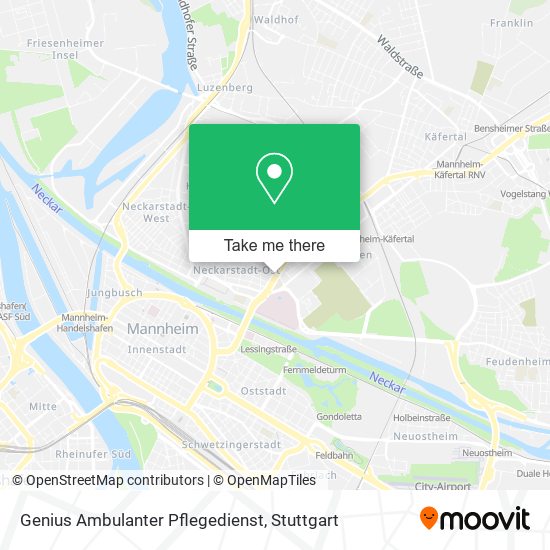 Genius Ambulanter Pflegedienst map