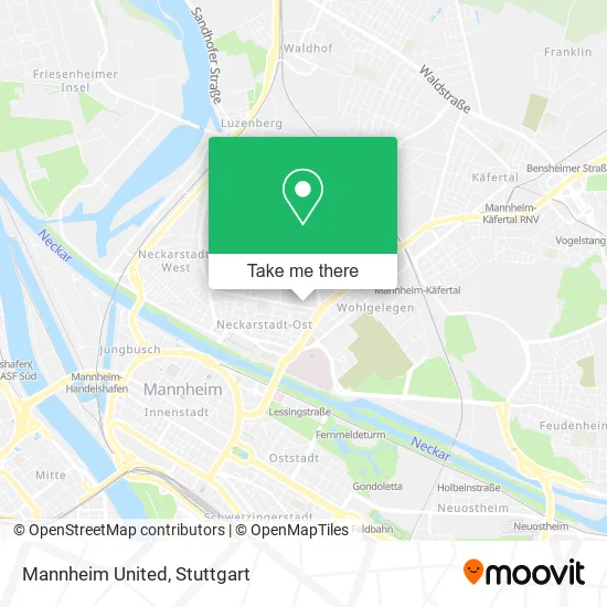 Карта Mannheim United