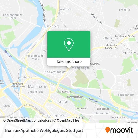 Карта Bunsen-Apotheke Wohlgelegen