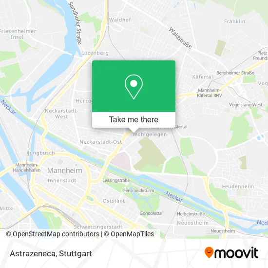 Карта Astrazeneca