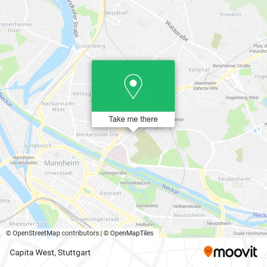 Карта Capita West