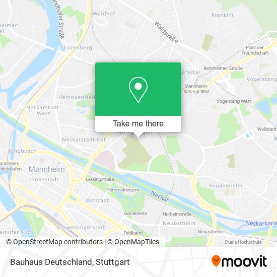 Bauhaus Deutschland map