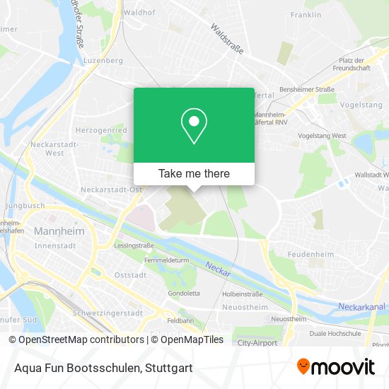 Aqua Fun Bootsschulen map