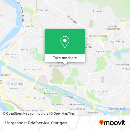 Карта Morgenpost-Briefservice