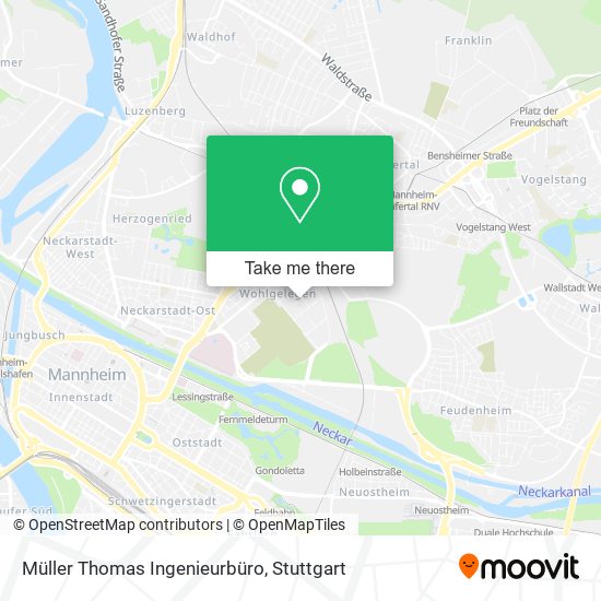 Müller Thomas Ingenieurbüro map