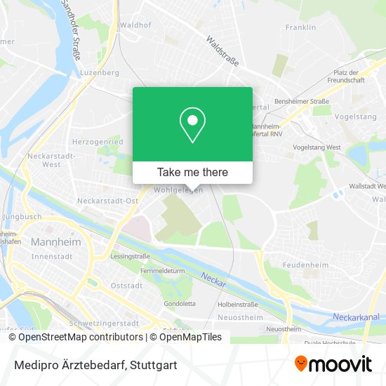 Medipro Ärztebedarf map