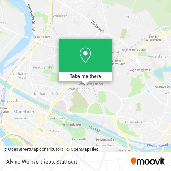 Карта Alvino Weinvertriebs