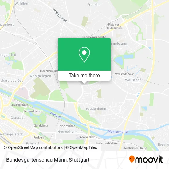 Карта Bundesgartenschau Mann